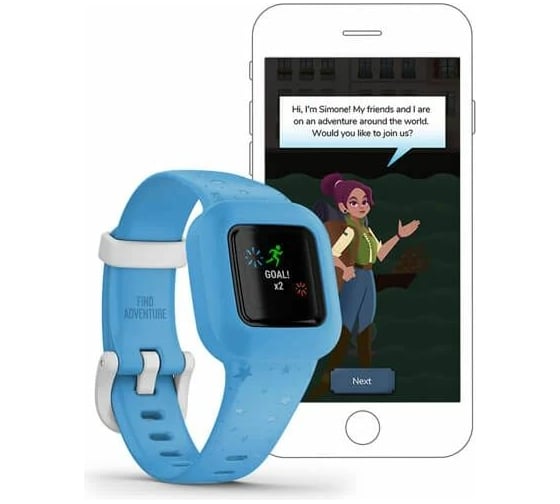 Фитнес-браслет Garmin vivofit jr3 WW Blue Stars 010-02441-02