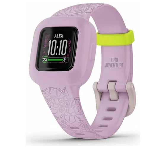 Фитнес-браслет Garmin vivofit jr3 WW Lilac Floral 010-02441-01 1