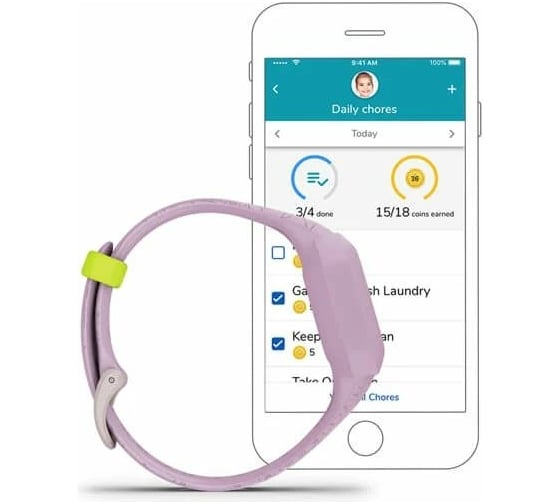 Фитнес-браслет Garmin vivofit jr3 WW Lilac Floral 010-02441-01
