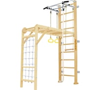 Шведская стенка Kampfer Union Wall, №0 без покрытия, стандарт, белый, турник K06809004