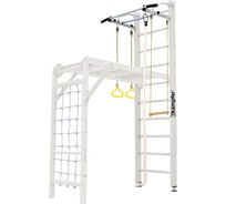 Шведская стенка Kampfer Union Ceiling, №6 жемчужный, стандарт, белый, турник K06810028