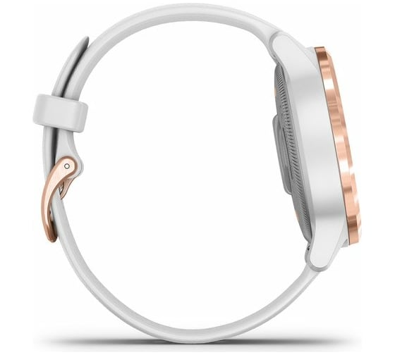 Часы Garmin vivoactive 4S, GPS, Wi-Fi, White/Rose Gold, E.EU 010-02172-23