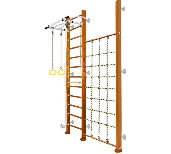 Шведская стенка Kampfer Winner Wall, №3 классический, высота 3м, антик, турник K03991013 1