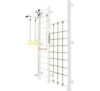 Шведская стенка Kampfer Winner Wall, №6 жемчужный, высота 3м, белый, турник K03991026