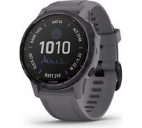 Часы Garmin fenix 6S Pro Solar Amethyst w/Shale Band 010-02409-15