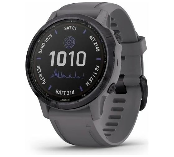 Часы Garmin fenix 6S Pro Solar Amethyst w/Shale Band 010-02409-15 1