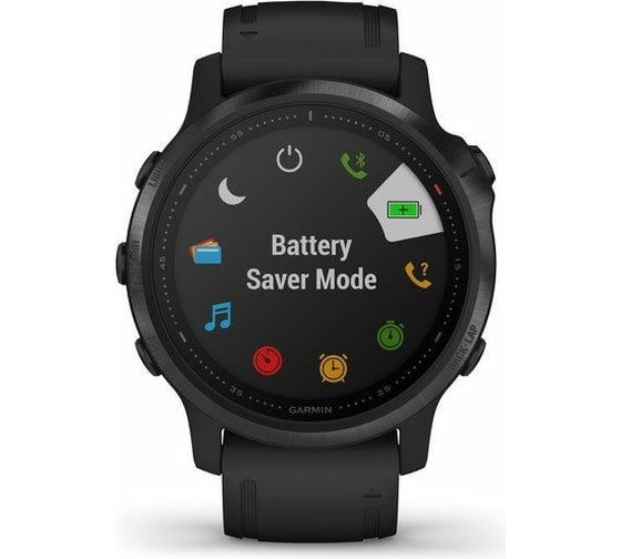 Часы Garmin fenix 6S Pro Black w/Black Band GPS Watch EMEA 010-02159-14