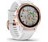 Часы Garmin fenix 6S Pro Rose Gold w/White Band GPS Watch EMEA 010-02159-11 3