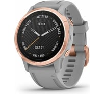 Часы Garmin fenix 6S Sapphire Rose Gold w/Gray Band GPS Watch EMEA 010-02159-21