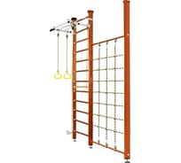 Шведская стенка Kampfer Winner Ceiling, №4 вишневый, высота 3м, антик, турник K03993017