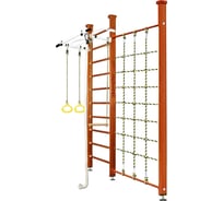 Шведская стенка Kampfer Winner Ceiling, №4 вишневый, стандарт, белый, турник K03993020