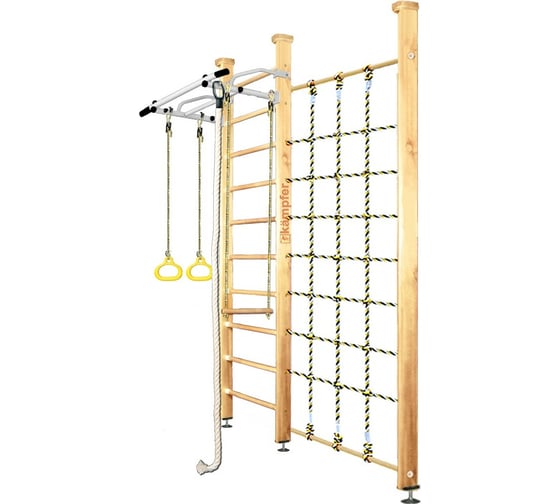 Шведская стенка Kampfer Winner Ceiling, №1 натуральный, стандарт, антик, турник K03993007 1