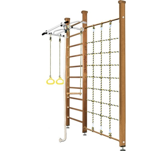 Шведская стенка Kampfer Winner Ceiling, №2 ореховый, стандарт, антик, турник K03993011