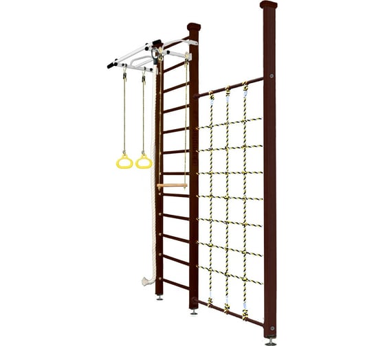 Шведская стенка Kampfer Winner Ceiling, №5 шоколадный, высота 3м, антик, турник K03993021 1
