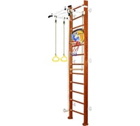 Шведская стенка Kampfer Helena Wall Basketball Shield, №4 вишневый, высота 3м, антик, турник K06535017