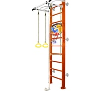 Шведская стенка Kampfer Helena Wall Basketball Shield, №4 вишневый, стандарт, антик, турник K06535019