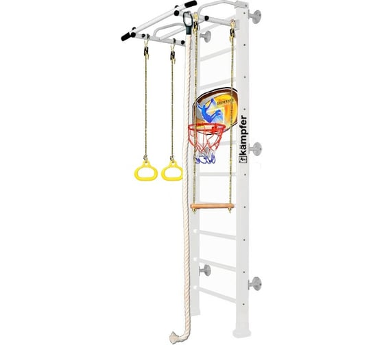 Шведская стенка Kampfer Helena Wall Basketball Shield, №6 жемчужный, стандарт, антик, турник K06535027