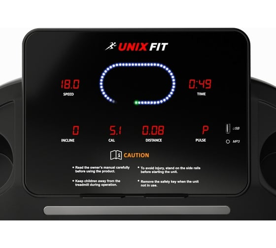 Беговая дорожка UNIXFIT ST-630R Black