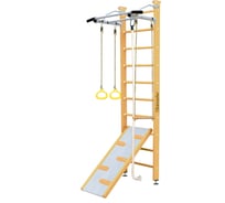 Шведская стенка Kampfer Ride Ceiling, №1 натуральный, стандарт, белый, турник K06812008