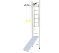 Шведская стенка Kampfer Ride Ceiling, №6 жемчужный, высота 3м, белый, турник K06812026