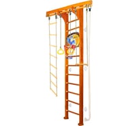 Шведская стенка Kampfer Wooden Ladder Wall Basketball Shield, №3 классический, высота 3м, белый K06548007