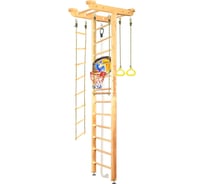 Шведская стенка Kampfer Big Sport Ceiling Basketball Shield, №1 натуральный, высота 3м K06550003