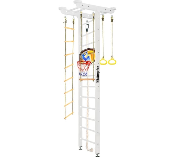 Шведская стенка Kampfer Big Sport Ceiling Basketball Shield, №6 жемчужный, высота 3м K06550013 1
