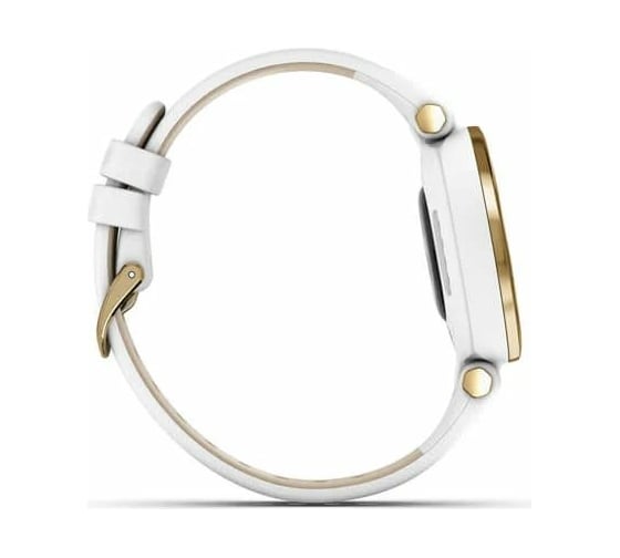 Часы Garmin Lily EMEA LightGold White Leather 010-02384-B3