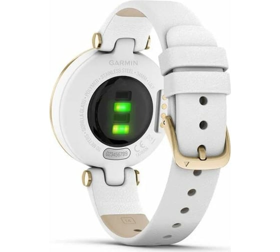 Часы Garmin Lily EMEA LightGold White Leather 010-02384-B3