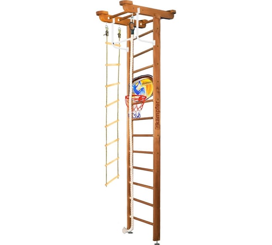 Шведская стенка Kampfer Little Sport Ceiling Basketball Shield, №2 ореховый, высота 3м K06551005 1