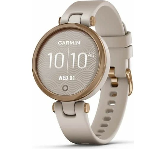 Часы Garmin Lily -Sport Edition Rose Gold Bezel with Light Sand Case and Silicone Band 010-02384-11 1