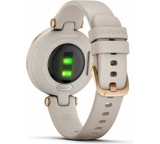 Часы Garmin Lily -Sport Edition Rose Gold Bezel with Light Sand Case and Silicone Band 010-02384-11
