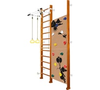 Шведская стенка Kampfer Jungle Wall Girl, №3 классический, высота 3м, белый, турник K06806014