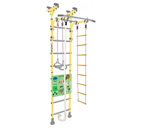 Шведская стенка Midzumi Niji Busyboard лимонный пай и бизиборд салатовый M08595001