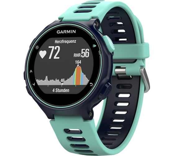 Часы Garmin Forerunner 735XT темно-синие с голубым HRM-Run 010-01614-16