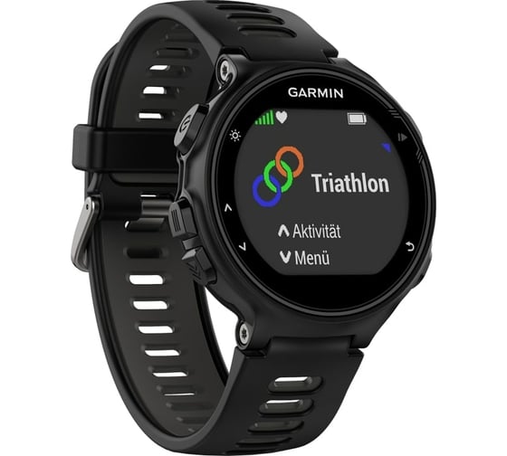 Часы Garmin Forerunner 735XT черно-серые 010-01614-06