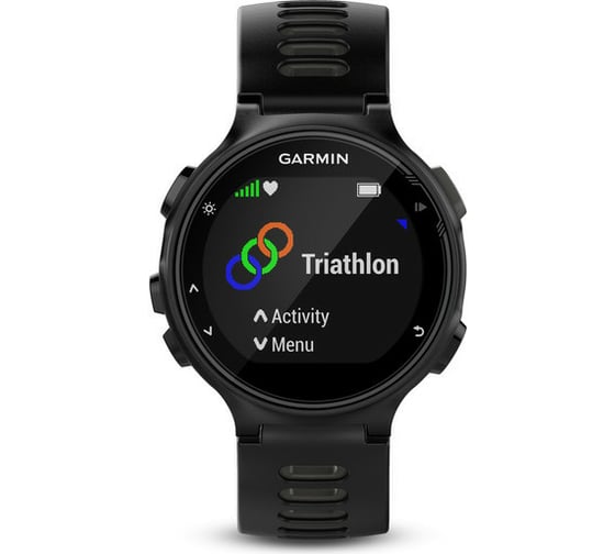 Часы Garmin Forerunner 735XT черно-серые 010-01614-06