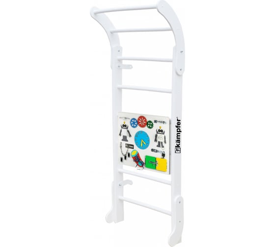 Шведская стенка Kampfer Baby Step Busyboard, №6 жемчужный, бизиборд, белый K08556003