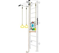 Шведская стенка Kampfer Helena Wall Busyboard, №6 жемчужный, стандарт, бизиборд, белый K08554007