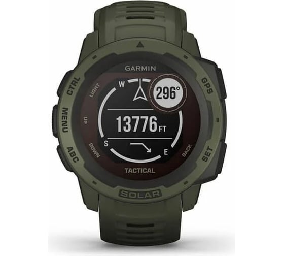 Часы Garmin Instinct Solar – Tactical Moss 010-02293-04