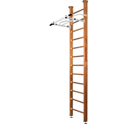 Шведская стенка Kampfer Swedish Ceiling, №2 ореховый, высота 3м, антик, турник K04289009