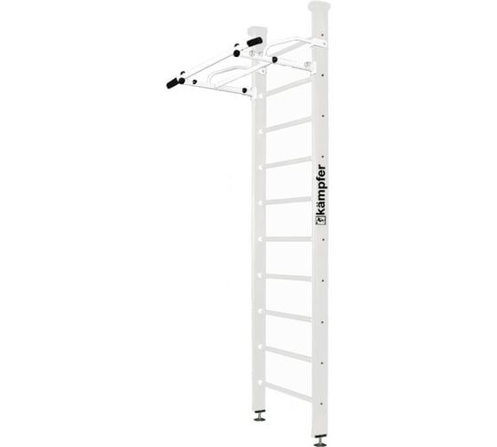 Шведская стенка Kampfer Swedish Ceiling, №6 жемчужный, стандарт, белый, турник K04289028