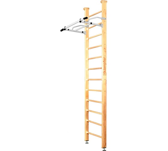 Шведская стенка Kampfer Swedish Ceiling, №0 без покрытия, высота 3м, антик, турник K04289001 1