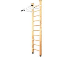 Шведская стенка Kampfer Swedish Ceiling, №1 натуральный, стандарт, белый, турник K04289008