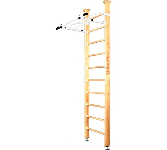 Шведская стенка Kampfer Swedish Ceiling, №0 без покрытия, стандарт, белый, турник K04289004
