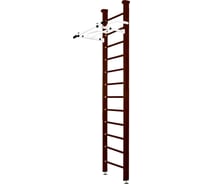 Шведская стенка Kampfer Swedish Ceiling, №5 шоколадный, высота 3м, белый, турник K04289022