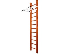 Шведская стенка Kampfer Swedish Ceiling, №4 вишневый, высота 3м, белый, турник K04289018