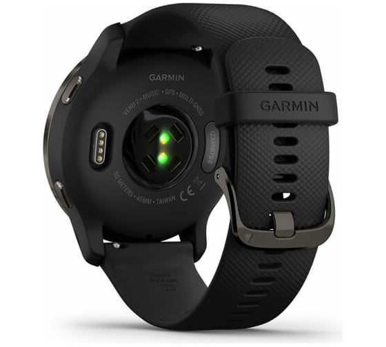 Часы Garmin Venu 2 GPS Wi-Fi Black + Slate Leather WW 010-02430-21