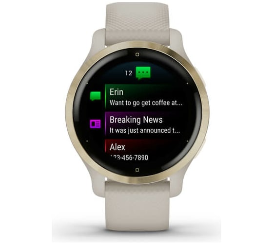 Часы Garmin Venu 2S GPS Wi-Fi Tundra + Champagne WW 010-02429-11