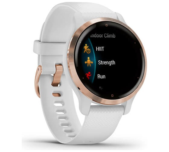 Часы Garmin Venu 2S GPS Wi-Fi Rose Gold + White WW 010-02429-13